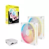 Corsair iCUE LINK LX140-R RGB Boitier PC Ventilateur 14 cm Blanc 2 pièce(s)