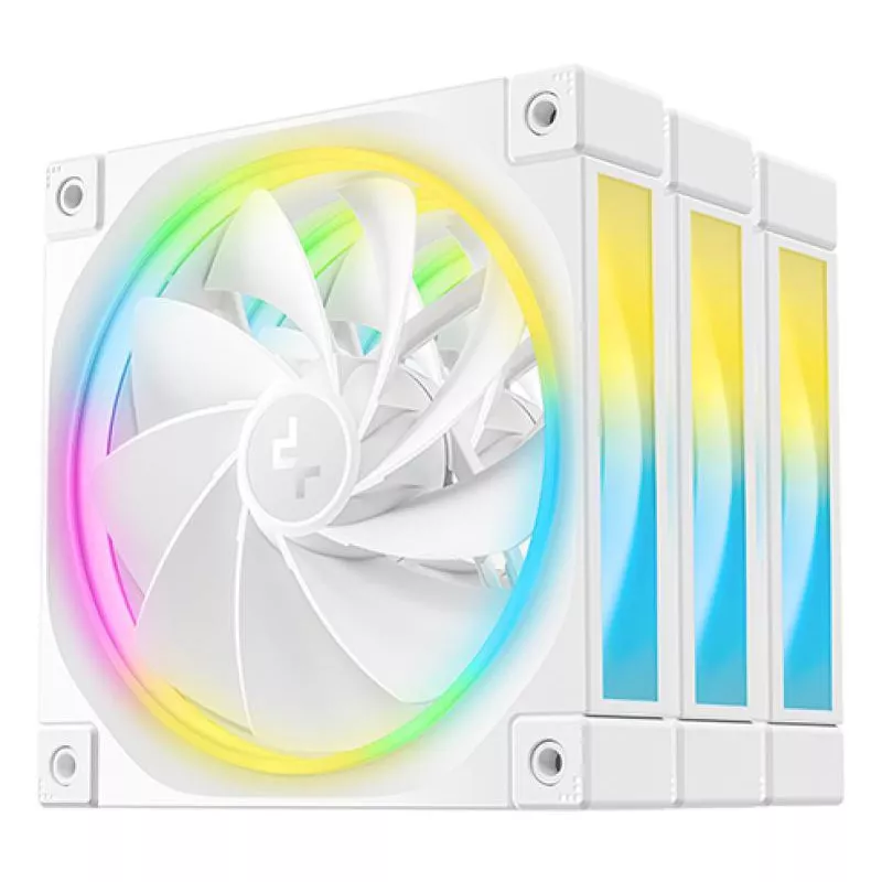 DeepCool FL12R WH-3 IN 1 Boitier PC Ventilateur 12 cm Blanc 3 pièce(s)