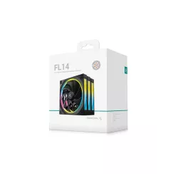 DeepCool FL14 Boitier PC Ventilateur 14 cm Noir 3 pièce(s)