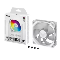ASUS TUF GAMING TR120 ARGB 1-pack White Boitier PC Refroidisseur d'air 12 cm Blanc