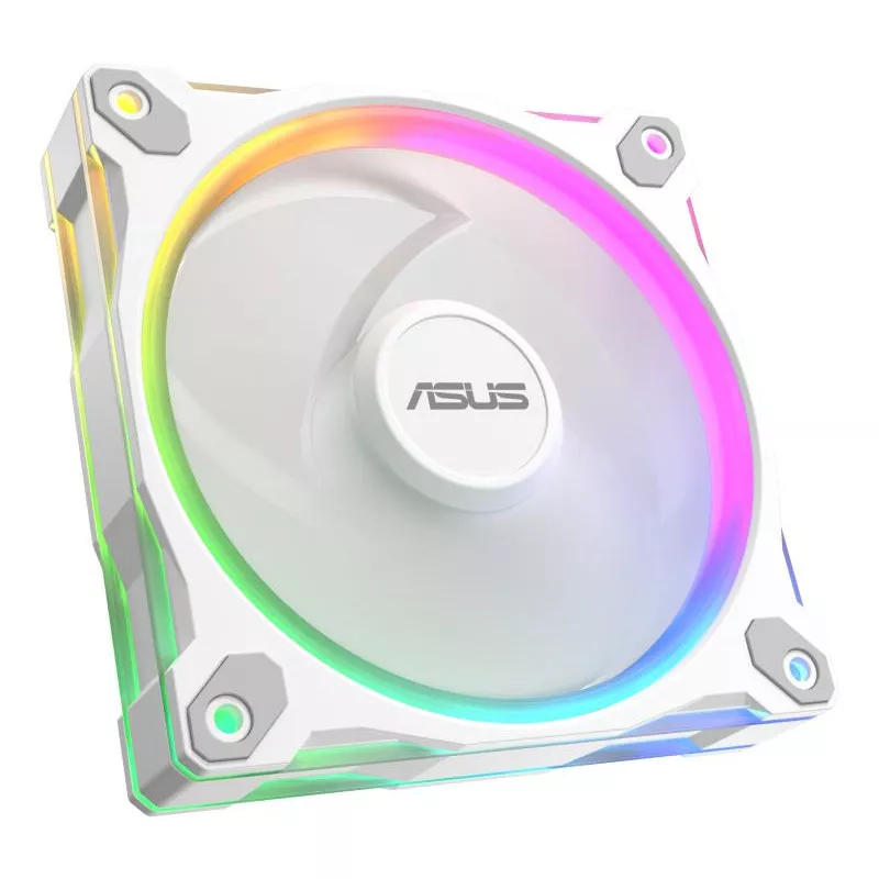 ASUS Prime MR120 Fan ARGB White Boitier PC Ventilateur 12 cm Blanc