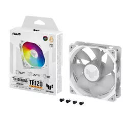 ASUS TUF GAMING TR120 ARGB REVERSE 1-pack White Boitier PC Refroidisseur d'air 12 cm Blanc