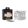 be quiet! Light Wings LX 120 mm PWM | Ventilateur PC ARGB White, Pack de 3