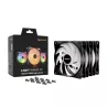 be quiet! Light Wings LX 120 mm PWM | Ventilateur PC ARGB high-speed, Pack de 3