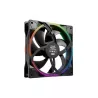 be quiet! Light Wings 140 mm PWM Reverse Black | Ventilateur PC ARGB reverse noir