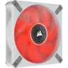 CORSAIR ML120 LED ELITE 120mm Magnetic Levitation Rouge SINGLE PACK abîmé