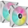 CORSAIR ML140 RGB ELITE BLANC 140mm Magnetic Levitation DUAL PACK abîmé