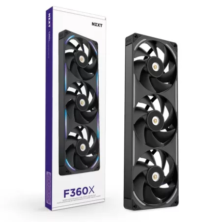 NZXT F360X Boitier PC Ventilateur 12 cm Noir 1 pièce(s)