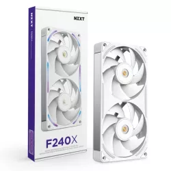 NZXT F240X Boitier PC Ventilateur 12 cm Blanc 1 pièce(s)