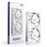 NZXT F240X Boitier PC Ventilateur 12 cm Blanc 1 pièce(s)