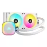 Corsair H100I Processeur Refroidisseur hybride 12 cm Blanc