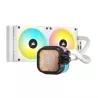 Corsair H100I Processeur Refroidisseur hybride 12 cm Blanc
