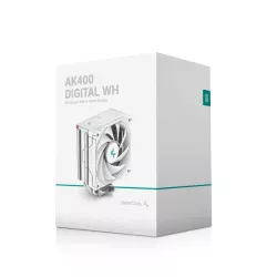 DeepCool AK400 Digital WH Processeur Refroidisseur d'air 12 cm Blanc 1 pièce(s)