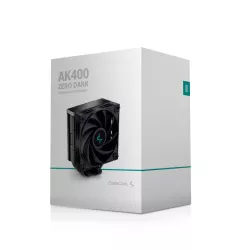 DeepCool AK400 ZERO DARK Processeur Refroidisseur d'air 12 cm Noir 1 pièce(s)