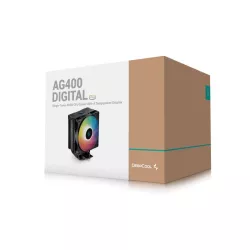 DeepCool AG400 Digital BK ARGB Processeur Refroidisseur d'air 12 cm Noir 1 pièce(s)