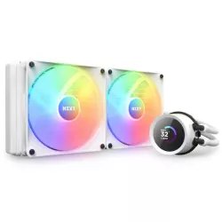 NZXT Kraken 280 RGB Processeur Refroidisseur de liquide tout-en-un 14 cm Blanc 1 pièce(s)