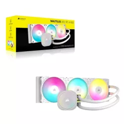 Corsair Nautilus 360 RS ARGB Liquid Processeur Refroidisseur de liquide tout-en-un Blanc 1 pièce(s)