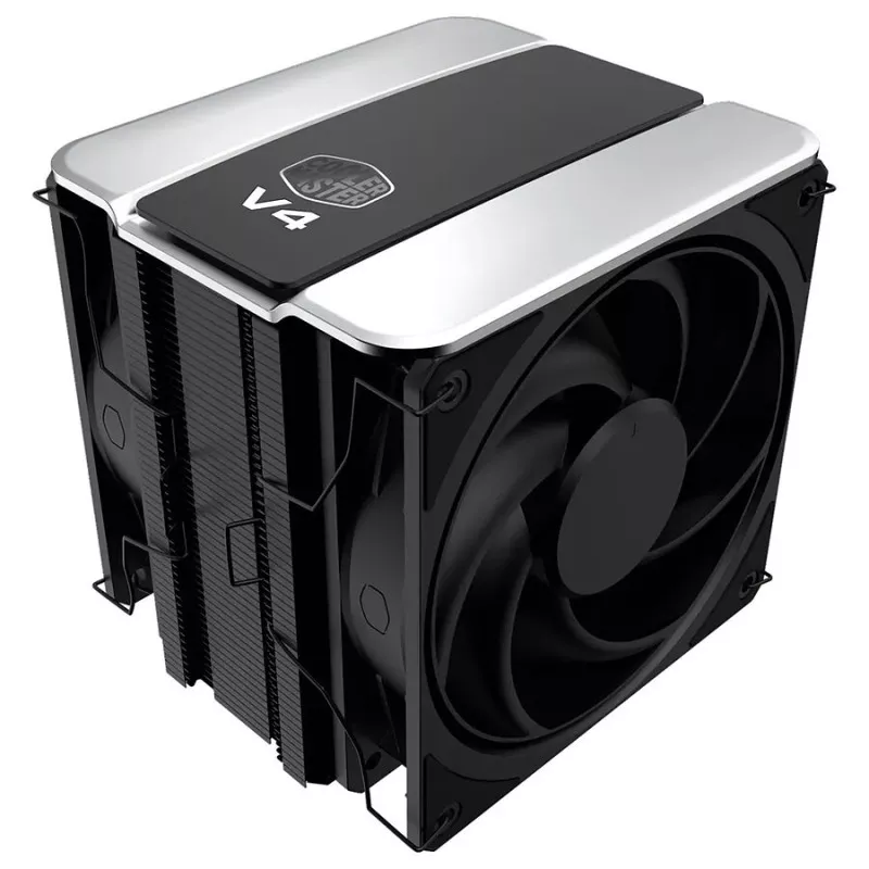 Cooler Master V4 Alpha 3DHP Black Processeur Refroidisseur d'air 12 cm Noir 1 pièce(s)