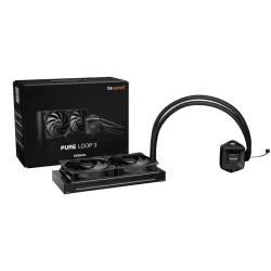 be quiet! PURE LOOP 3 Processeur Refroidisseur de liquide tout-en-un 12 cm Noir 1 pièce(s)