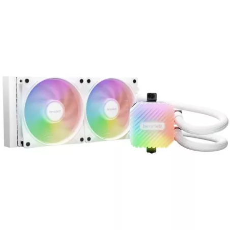 be quiet! Light Loop 240 mm White | Système de refroidissement liquide tout-en-un, 240 mm, blanc, socket Intel et AMD, ARGB