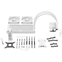 be quiet! Light Loop 240 mm White | Système de refroidissement liquide tout-en-un, 240 mm, blanc, socket Intel et AMD, ARGB