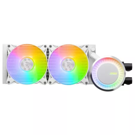 MSI MAG Coreliquid E240 WHITE Carte-mère, Processeur Kit de refroidissement du liquide 12 cm Blanc