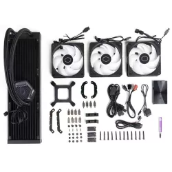 Cooler Master MasterLiquid 360 ATMOS Processeur Kit de refroidissement du liquide 12 cm Noir