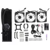 Cooler Master MasterLiquid 360 ATMOS Processeur Kit de refroidissement du liquide 12 cm Noir
