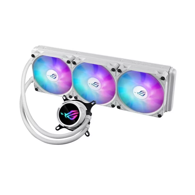 ASUS ROG Strix LC III 360 ARGB White Edition Processeur Kit de refroidissement du liquide 12 cm Blanc