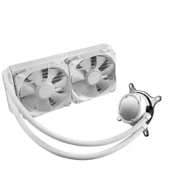 ASUS ROG STRIX LC II 240 ARGB White Edition Processeur Refroidisseur de liquide tout-en-un 12 cm Blanc 1 pièce(s)
