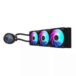 GIGABYTE AORUS WATERFORCE II 360 AIO Refroidisseur liquide pour processeur - 3x ventilateurs ARGB de 120 mm, mécanisme…