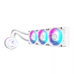 GIGABYTE AORUS WATERFORCE X II 360 ICE Refroidisseur liquide pour processeur AIO - 3x ventilateurs ARGB de 120 mm, écran LCD…