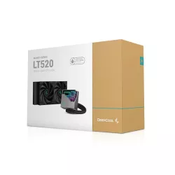 DeepCool LT520 Processeur Refroidisseur de liquide tout-en-un 12 cm Noir 1 pièce(s)