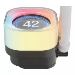 Corsair iCUE LINK TITAN 360 RX LCD Processeur Refroidisseur de liquide tout-en-un 12 cm Blanc 1 pièce(s)
