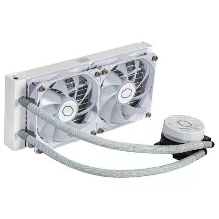 Cooler Master MasterLiquid 240 Core II White Processeur Kit de refroidissement du liquide 12 cm Blanc