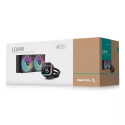 DeepCool LQ240 Processeur Kit de refroidissement du liquide 12 cm Noir 1 pièce(s)