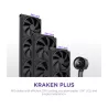 NZXT Kraken Plus 240 Processeur Refroidisseur de liquide tout-en-un 12 cm Noir