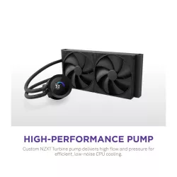NZXT Kraken Plus 240 Processeur Refroidisseur de liquide tout-en-un 12 cm Noir