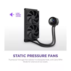 NZXT Kraken Plus 240 Processeur Refroidisseur de liquide tout-en-un 12 cm Noir