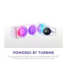 NZXT Kraken Elite 420 RGB Processeur Refroidisseur de liquide tout-en-un 14 cm Blanc 1 pièce(s)