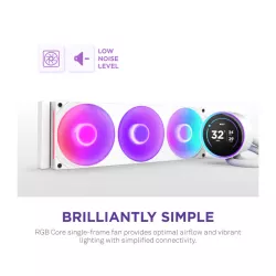 NZXT Kraken Elite 420 RGB Processeur Refroidisseur de liquide tout-en-un 14 cm Blanc 1 pièce(s)