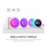 NZXT Kraken Elite 420 RGB Processeur Refroidisseur de liquide tout-en-un 14 cm Blanc 1 pièce(s)