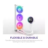 NZXT Kraken Elite 420 RGB Processeur Refroidisseur de liquide tout-en-un 14 cm Blanc 1 pièce(s)