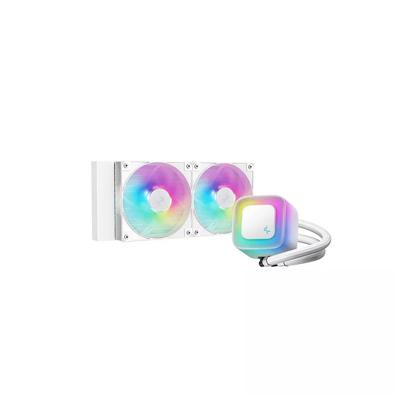 DeepCool LE240 V2 Processeur Refroidisseur de liquide tout-en-un 12 cm Blanc