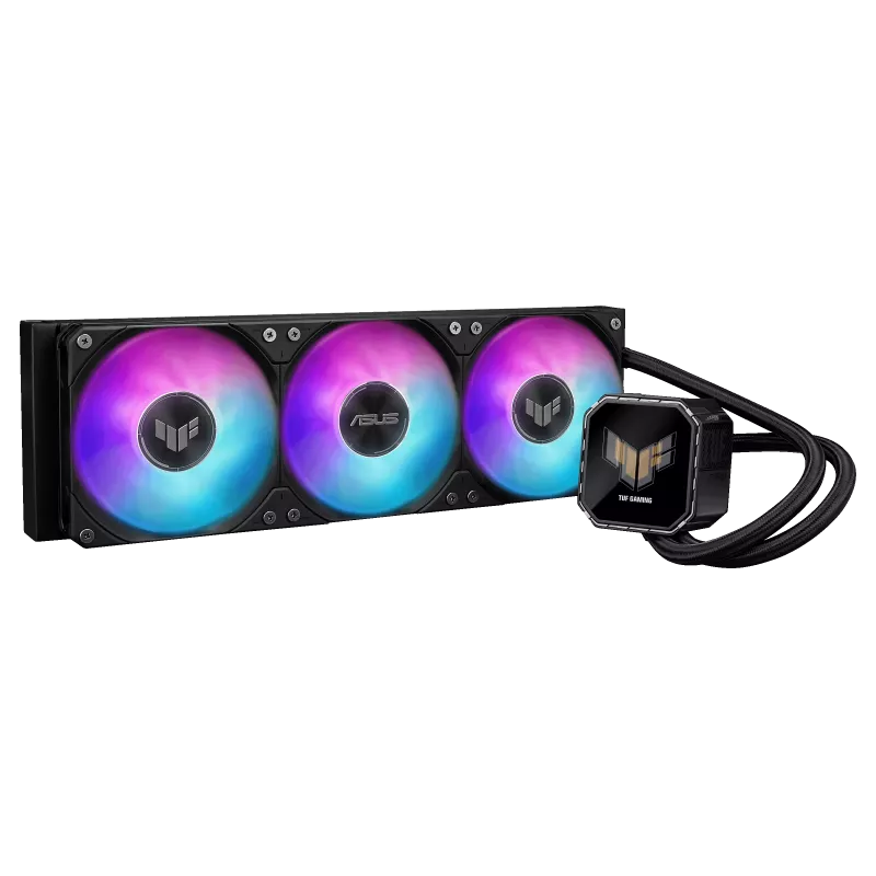 ASUS TUF Gaming LC III 360 ARGB LCD Processeur Refroidisseur de liquide tout-en-un 12 cm Noir 1 pièce(s)