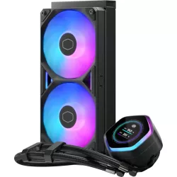 Cooler Master MasterLiquid Atmos II 240 LCD Black Processeur Kit de refroidissement du liquide 12 cm Noir 1 pièce(s)