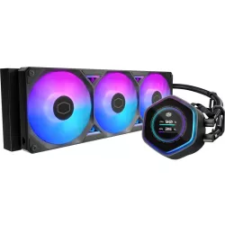 Cooler Master MasterLiquid Atmos II 360 LCD Black Processeur Kit de refroidissement du liquide 12 cm Noir 1 pièce(s)