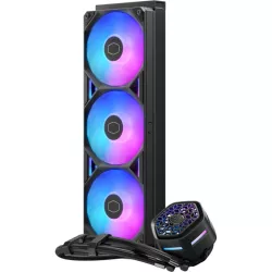 Cooler Master MasterLiquid Atmos II 360 VRM Fan Black Processeur Kit de refroidissement du liquide 12 cm Noir 1 pièce(s)