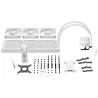be quiet! Light Loop 360 mm White | Système de refroidissement liquide tout-en-un, 360 mm, blanc, socket Intel et AMD, ARGB