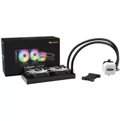 be quiet! Light Loop 240 mm | Système de refroidissement liquide tout-en-un, 240 mm, noir, socket Intel et AMD, ARGB